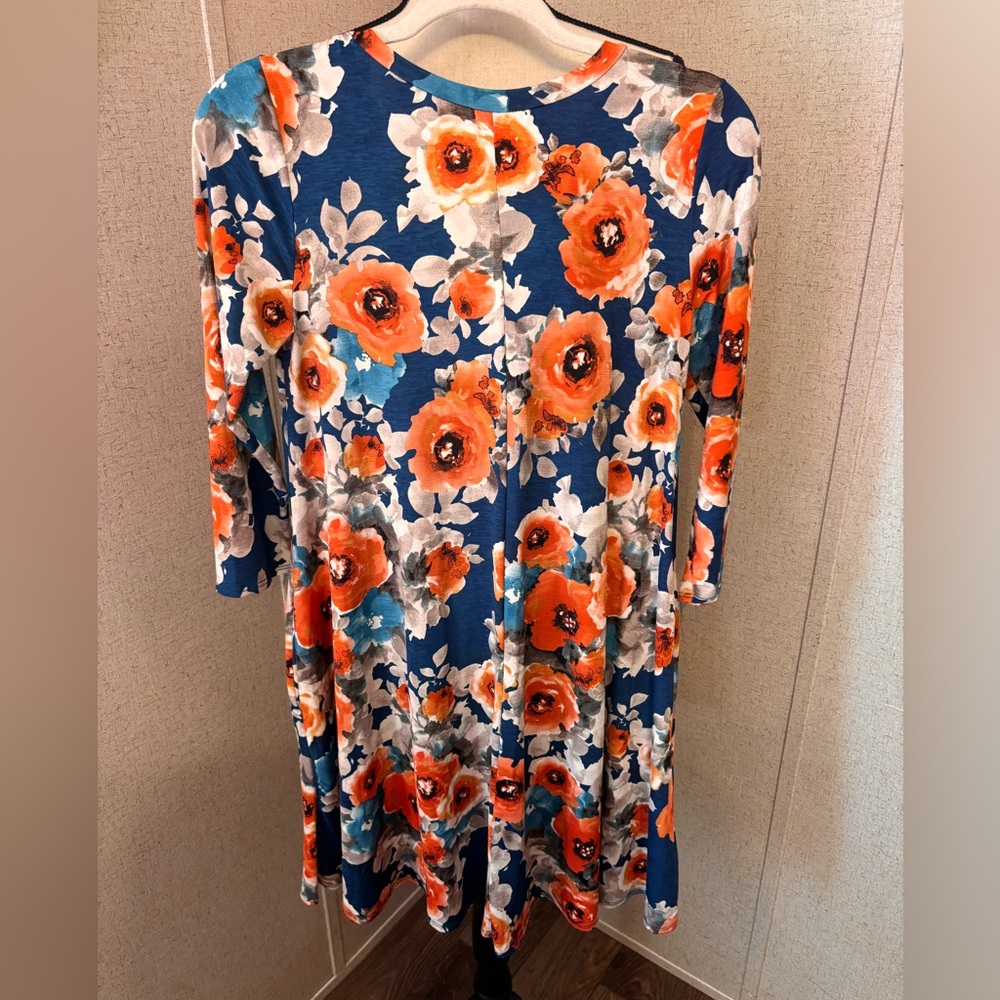 Floral Print Women's Dress honey and lace  small women’s spring or summer - Picture 3 of 6